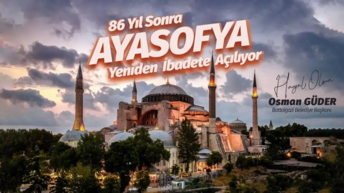 Başkan Güder'den Ayasofya açıklaması!