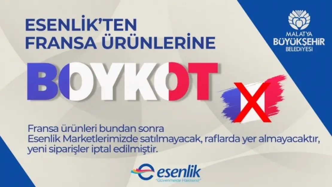 Fransa ürünlerine boykot!