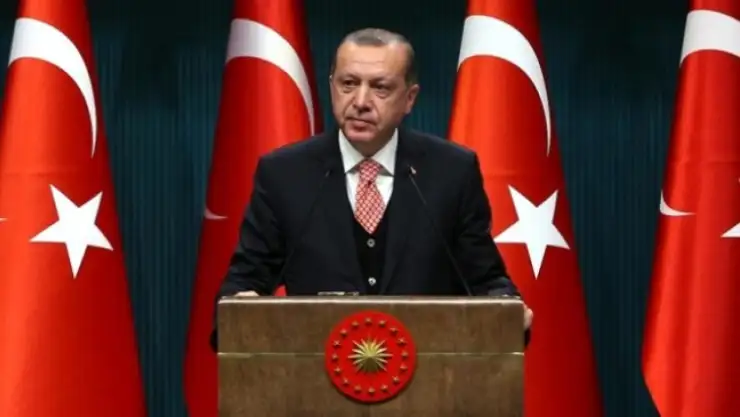 Cumhurbaşkanı Erdoğan açıklama yapıyor
