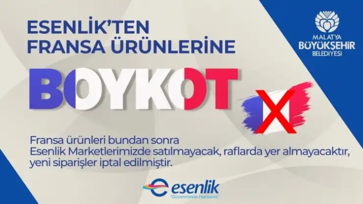 Fransa ürünlerine boykot!