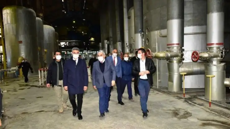 Vali Aydın Baruş Şeker Fabrikasında incelemelerde bulundu!